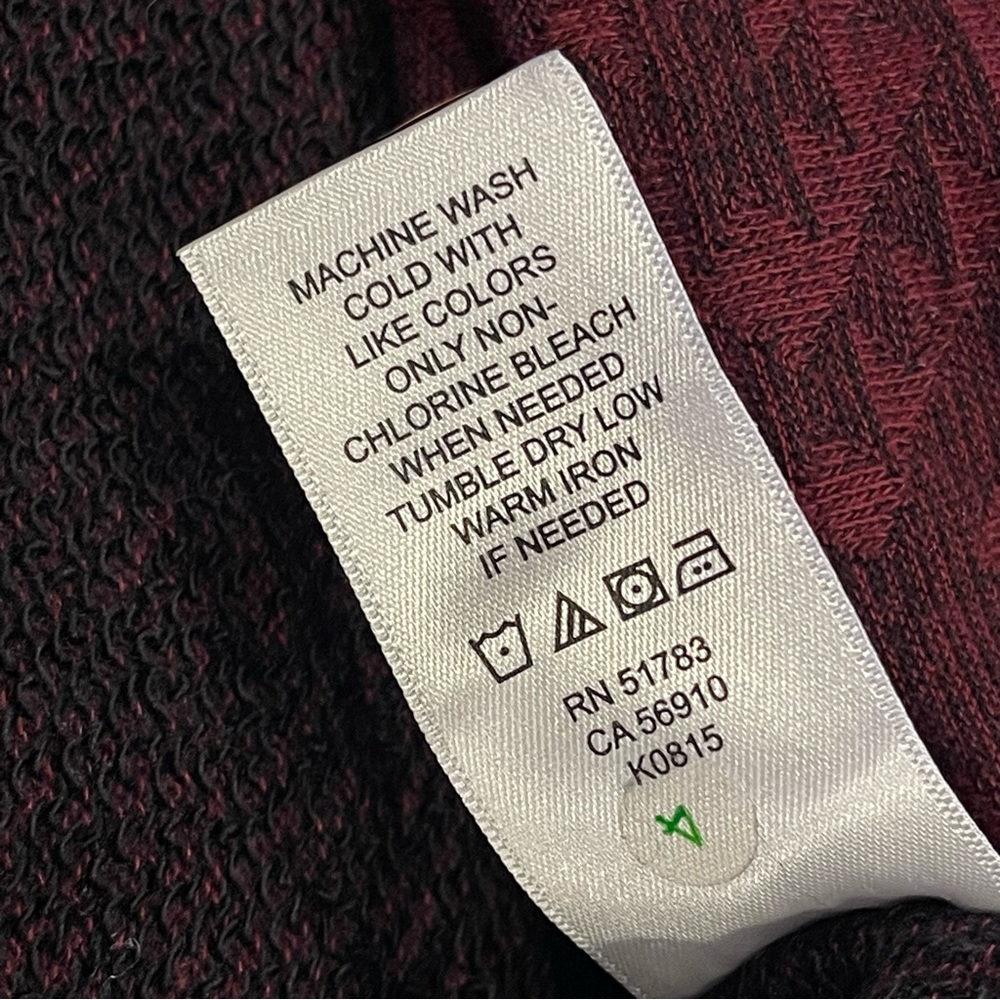 Maurices Sweater Womens XL Burgundy Pullover Long Sleeve - Picture 6 of 7